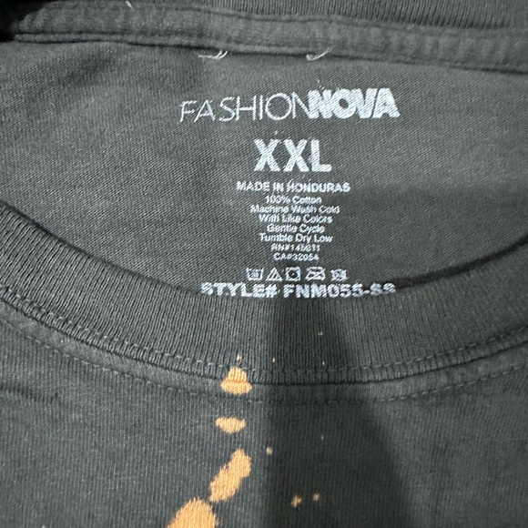 Fashion Nova T Shirt Men 2026.Fashion Nova | Shirts | Bleach Black T Shirt | Poshmark